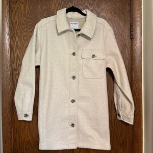 Old Navy Oversized Soft- Brushed Shacket - L -NWT